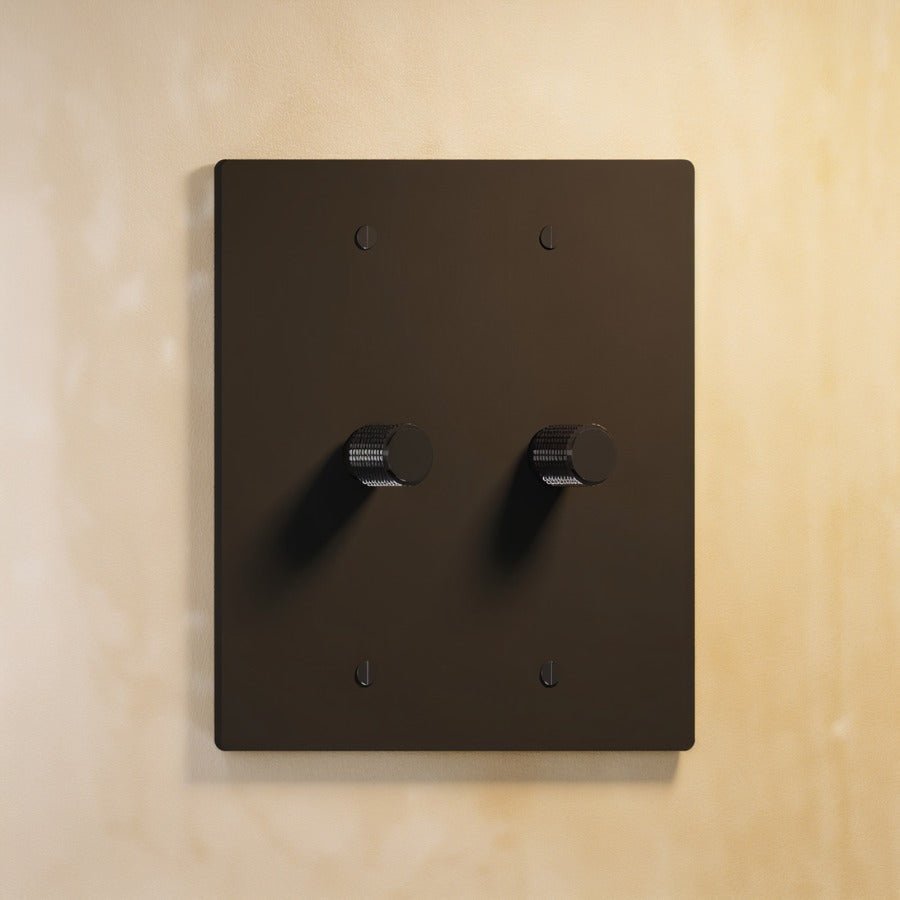 The Brass 3-Way Rotary Dimmer Switch (1 to 5 Gang)