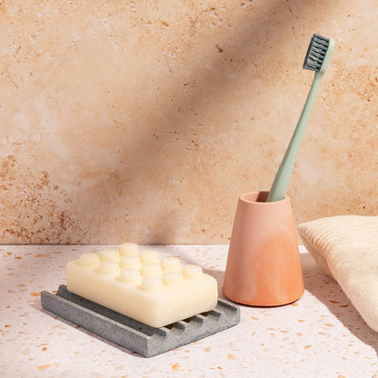 Toothbrush Holder | Pink & Coral