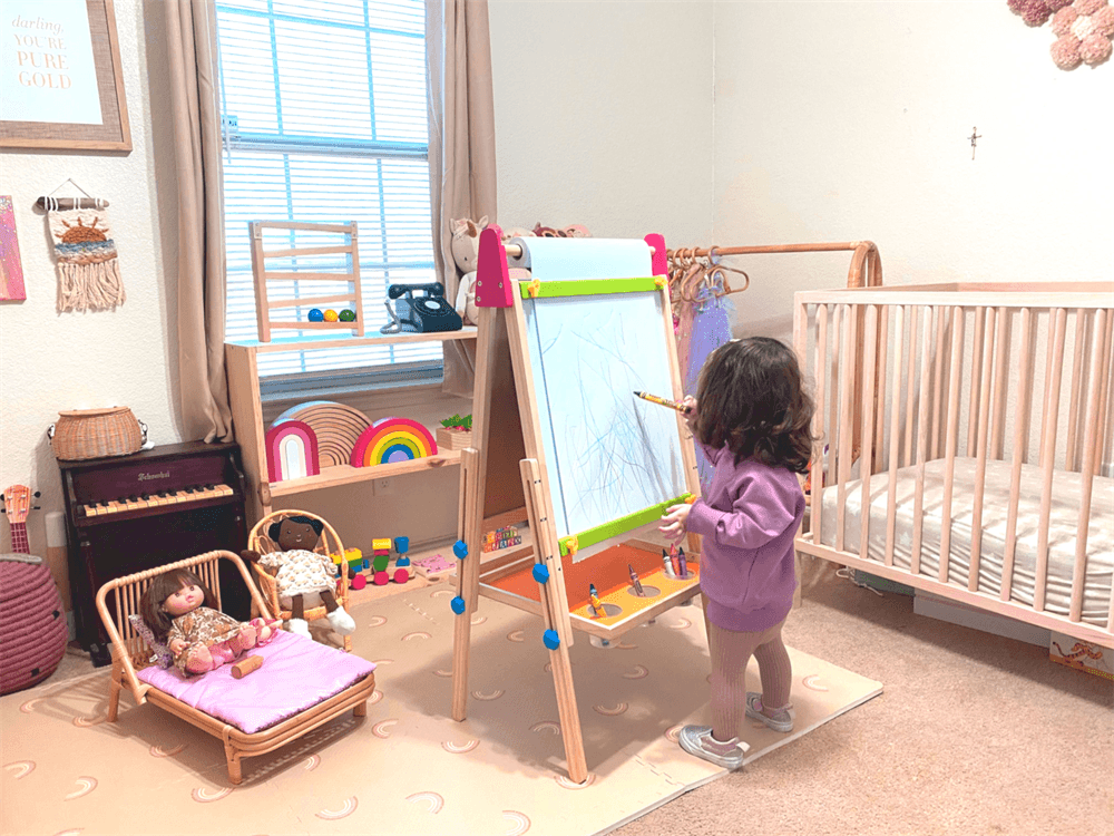 Tiny Land Toy Drawing Tablets Tiny Land® Double-Sided Easel for Kids