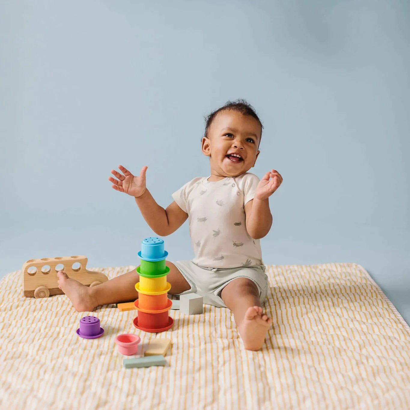 Tiny Land Toys & Games Tiny Land® Montessori Toys Set for Newborns (6-9 month)