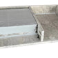 Tundra Gray Marble Rectangular Wall-mount Vanity Top Sink (W)20" (L)48" (H)5"