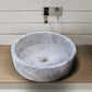 TCSC | Natural Stone Tundra Grey Marble Above Vanity Bathroom Sink Polished (D)16.5" (H)6"