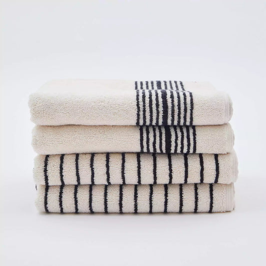 Melika Turkish Cotton Striped Terry Towel