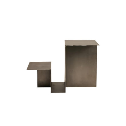 Valley Side Table - Stainless Steel