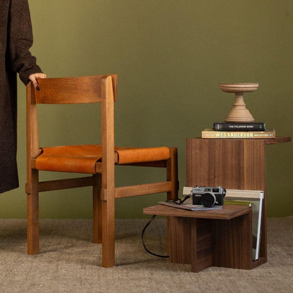 Valley Side Table - Walnut