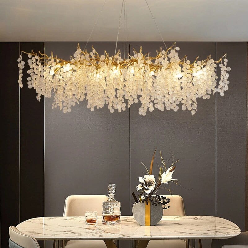 Residence Supply Wide - 60" x 30" x 24" / 150cm x 75cm x 60cm / Warm White Velora Chandelier