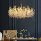 Residence Supply Round - 40" x 40" x 24" / 100cm x 100cm x 60cm / Warm White Velora Chandelier