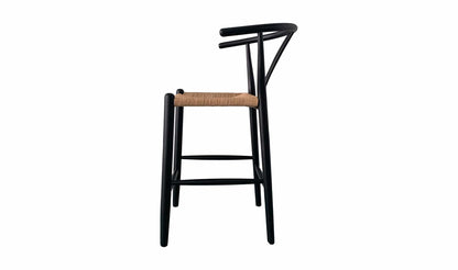 Moe's VENTANA COUNTER STOOL BLACK & NATURAL