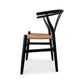 Moe's VENTANA DINING CHAIR- SET OF TWO-BLACK AND NATURAL