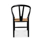 Moe's VENTANA DINING CHAIR- SET OF TWO-BLACK AND NATURAL