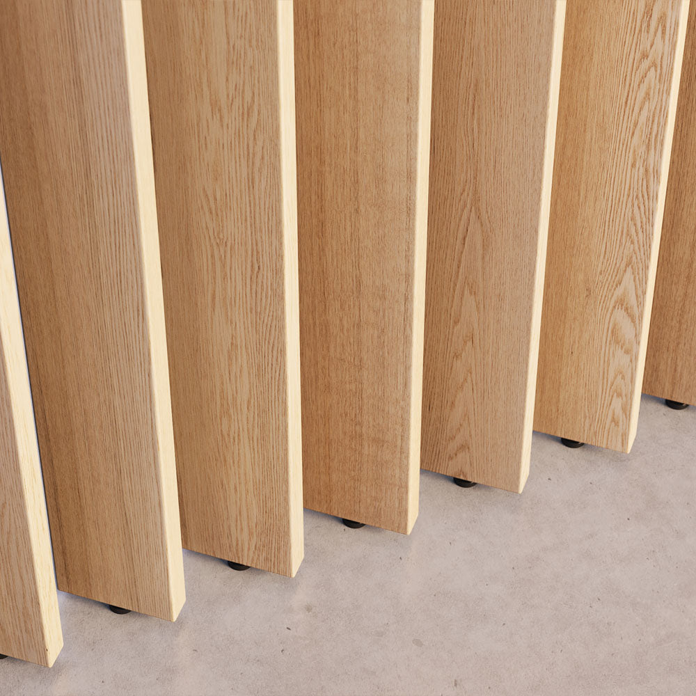 Wood Slat Room Divider