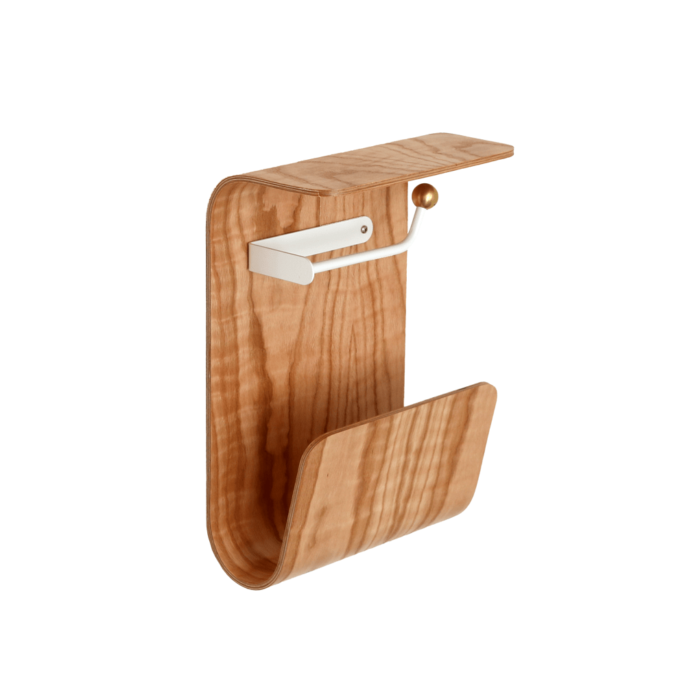 Wall shelf magazine rack