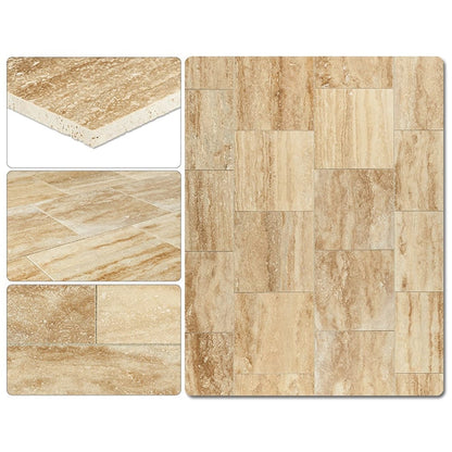 TCSC | Walnut Vein-cut Travertine Floor and Wall Tile - Livfloors Collection