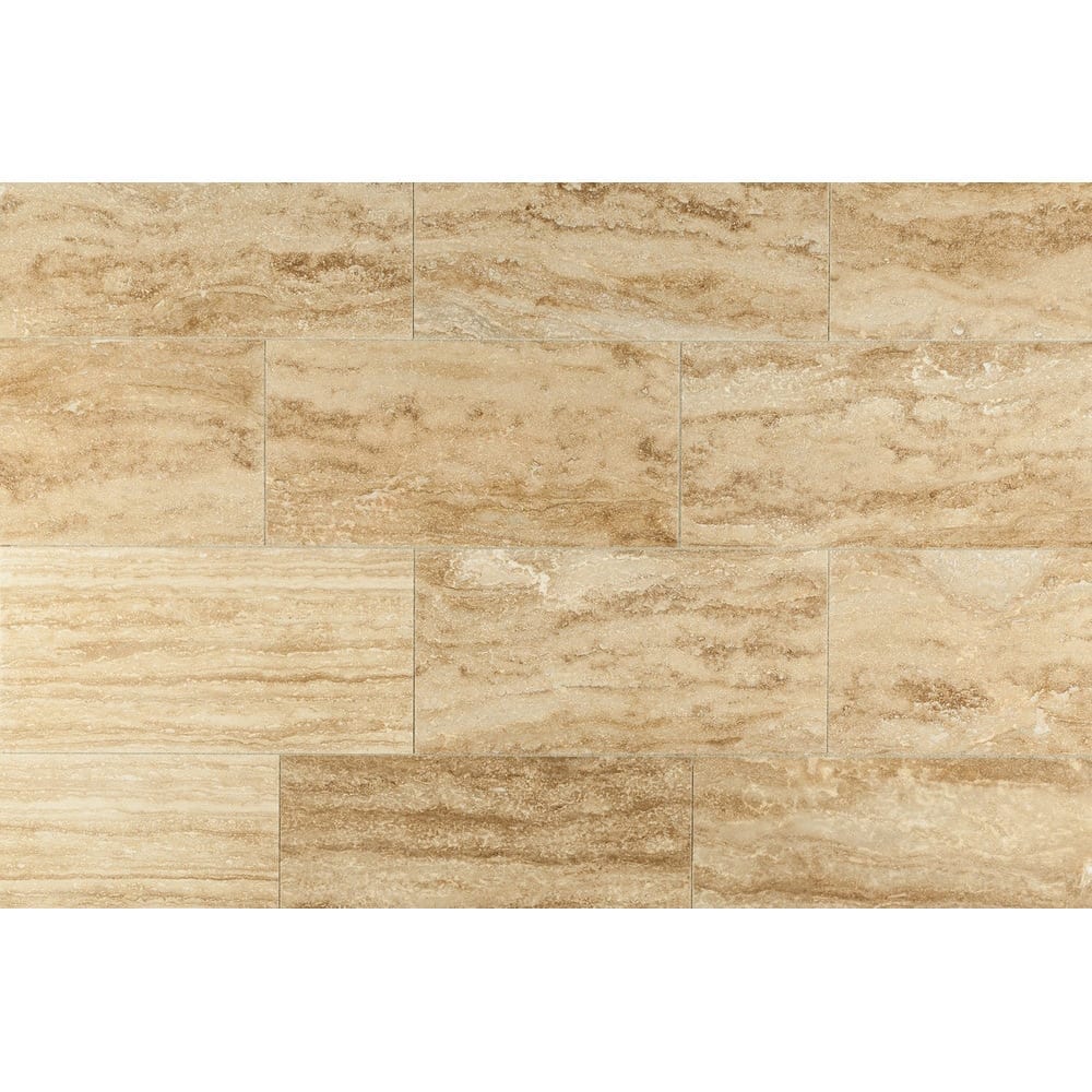 TCSC | Walnut Vein-cut Travertine Floor and Wall Tile - Livfloors Collection