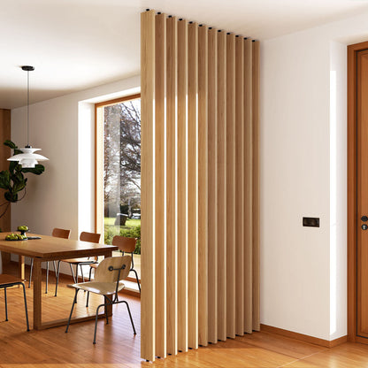 Wood Slat Room Divider