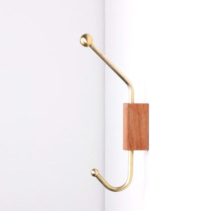 Woodblock wall hook