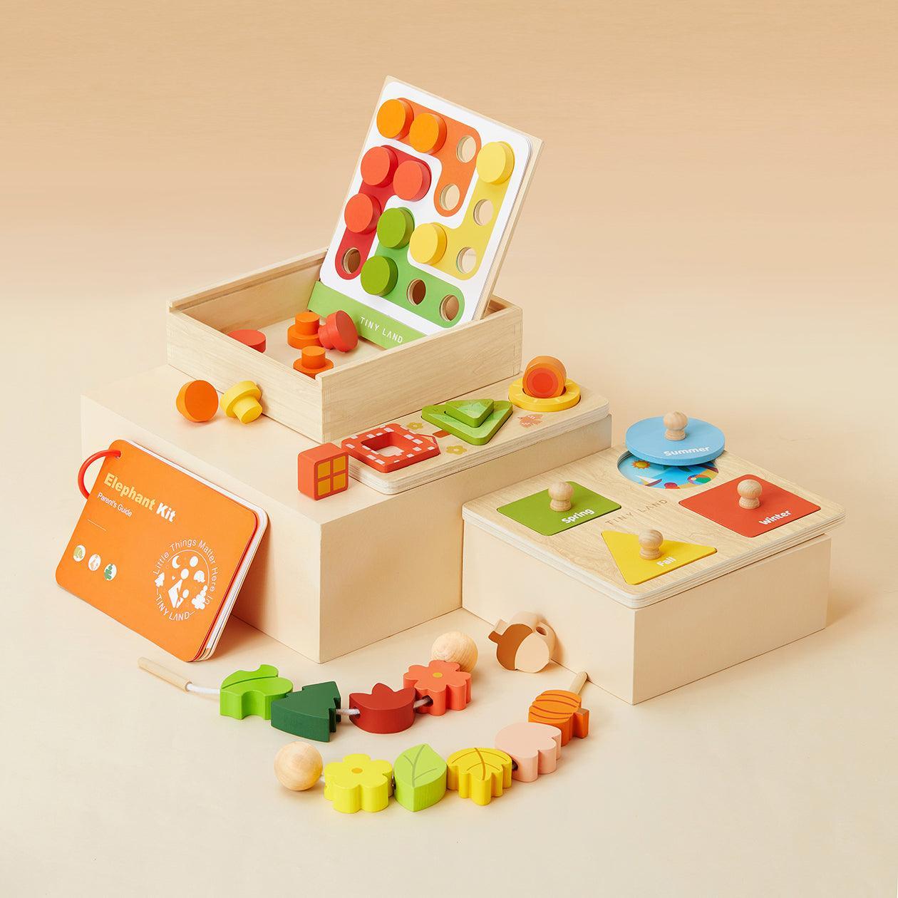 Tiny Land wooden toys Tiny Land® Montessori Toys for Toddlers (19-24month)