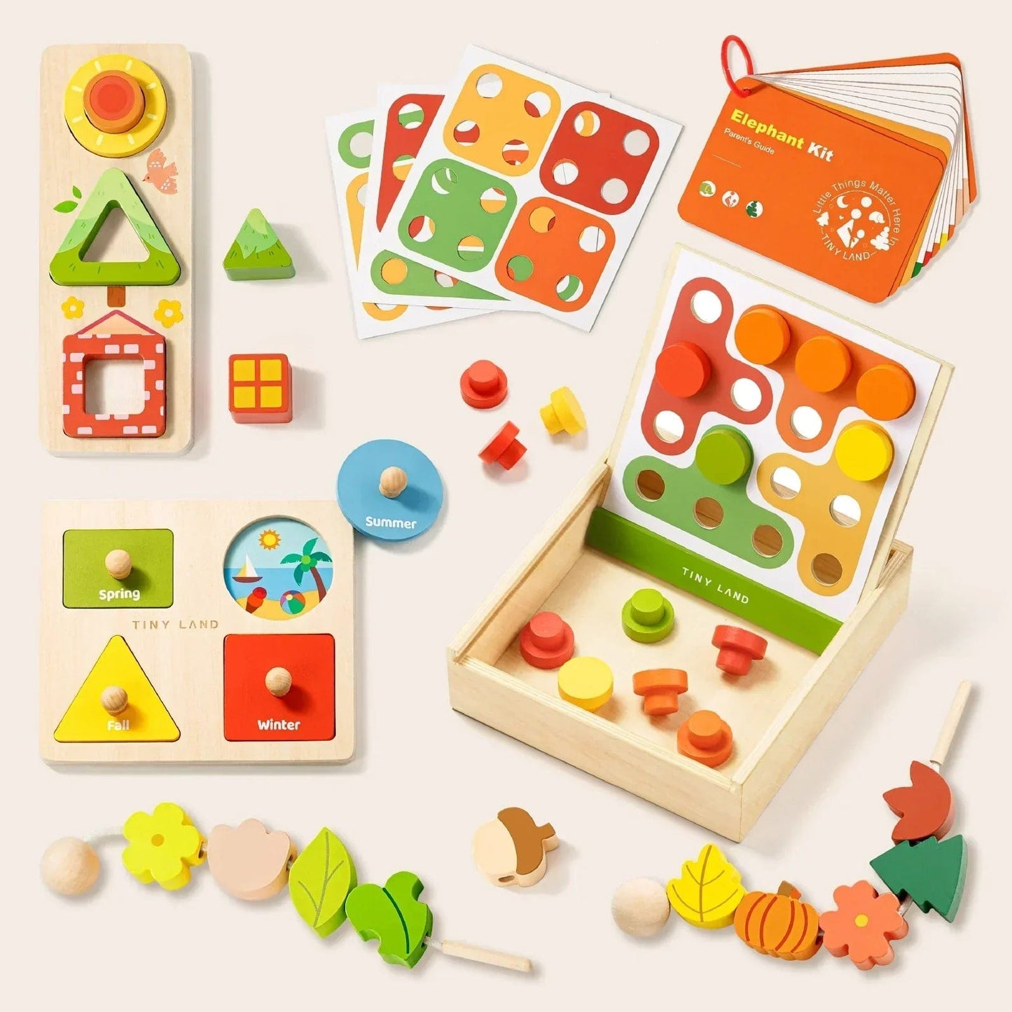 Tiny Land wooden toys Tiny Land® Montessori Toys for Toddlers (19-24month)