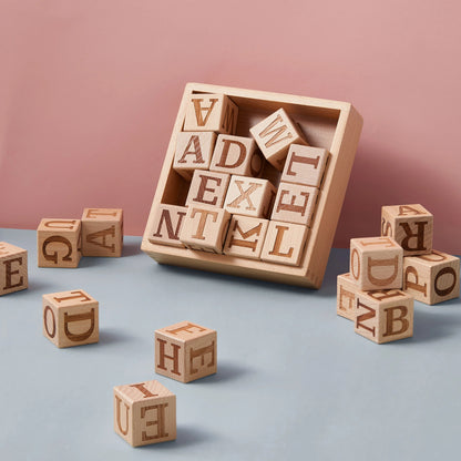 Tiny Land wooden toys Tiny Land® Wooden Alphabet Blocks