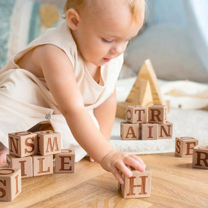 Tiny Land wooden toys Tiny Land® Wooden Alphabet Blocks