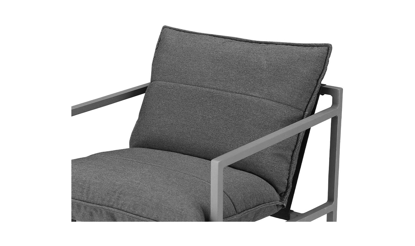 Moe's YORK OUTDOOR DINING CHAIR (GREY)