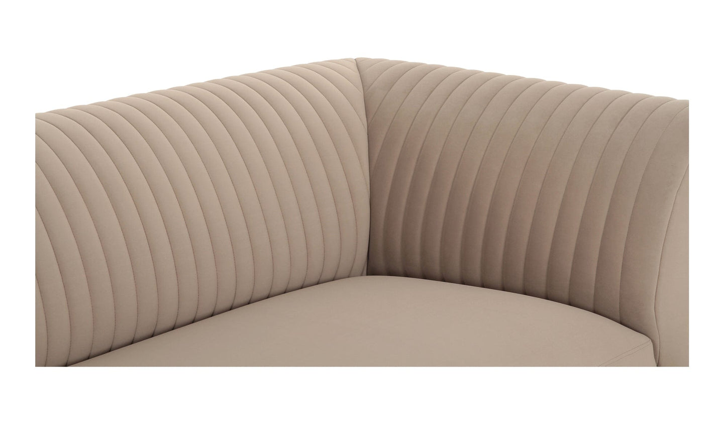 Moe's ZANDRO SECTIONAL LEFT- BEIGE