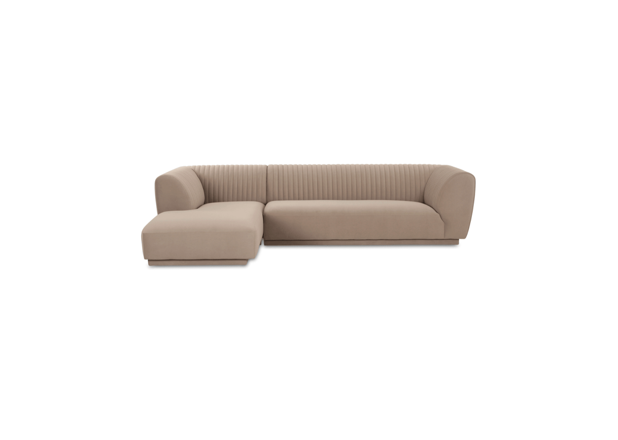 Moe's ZANDRO SECTIONAL LEFT- BEIGE