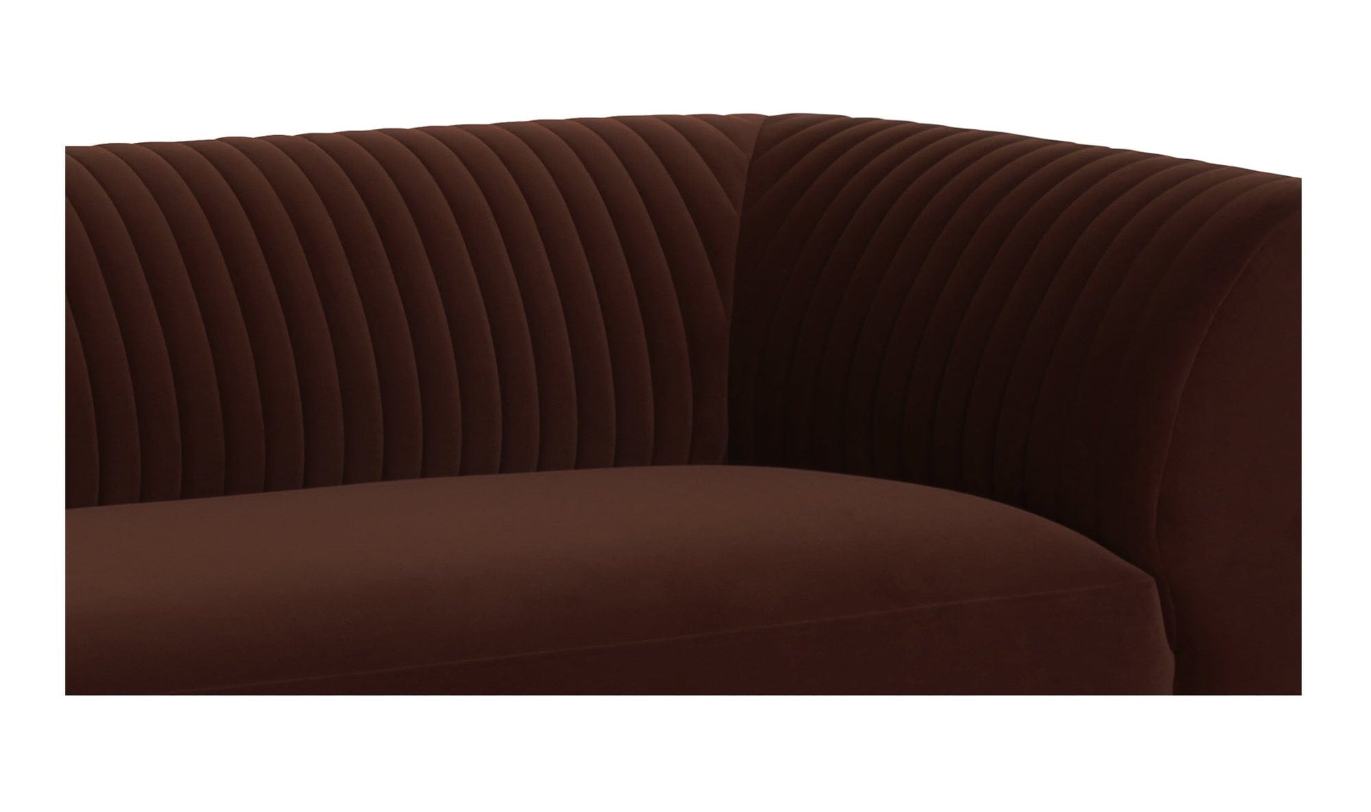 Moe's ZANDRO SECTIONAL LEFT- WARM BROWN