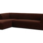 Moe's ZANDRO SECTIONAL LEFT- WARM BROWN