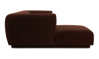 Moe's ZANDRO SECTIONAL LEFT- WARM BROWN