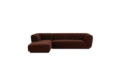 Moe's ZANDRO SECTIONAL LEFT- WARM BROWN