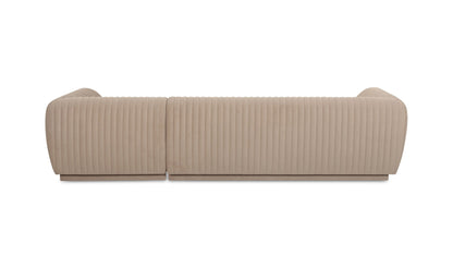 Moe's ZANDRO SECTIONAL RIGHT- BEIGE