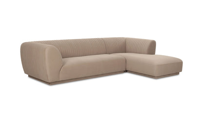 Moe's ZANDRO SECTIONAL RIGHT- BEIGE