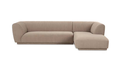 Moe's ZANDRO SECTIONAL RIGHT- BEIGE