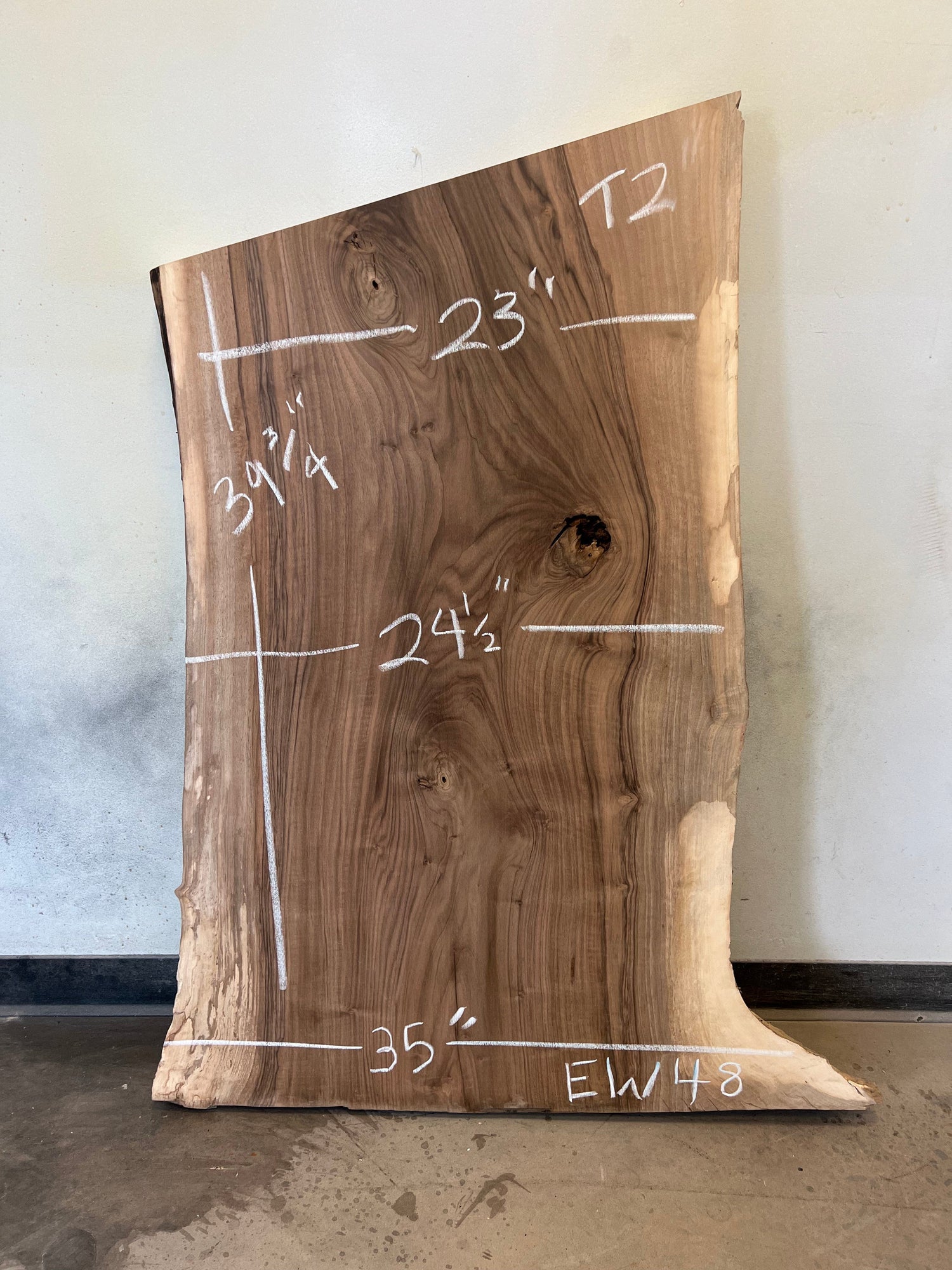 The Carpentry Shop Co., LLC 39 3/4" English Walnut Slab