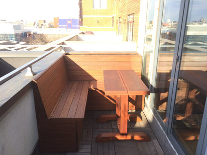 The Carpentry Shop Co. Bench with Built in Planter