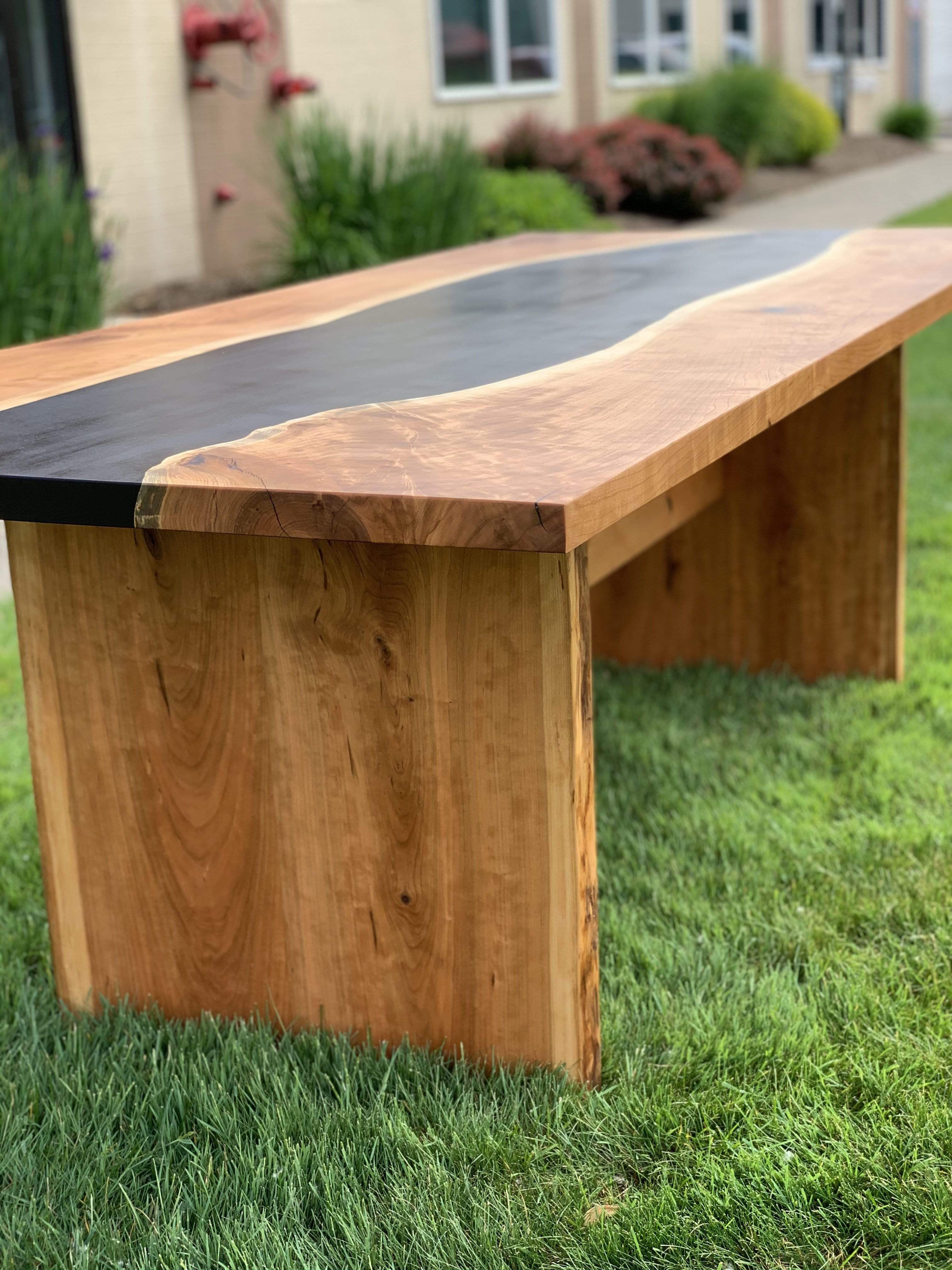 Cherry wood table deals legs