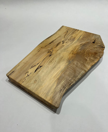 The Carpentry Shop Co. Cutting Boards & Charcuterie Platters Spalted Maple and Black Epoxy Slab Charcuterie board - 001