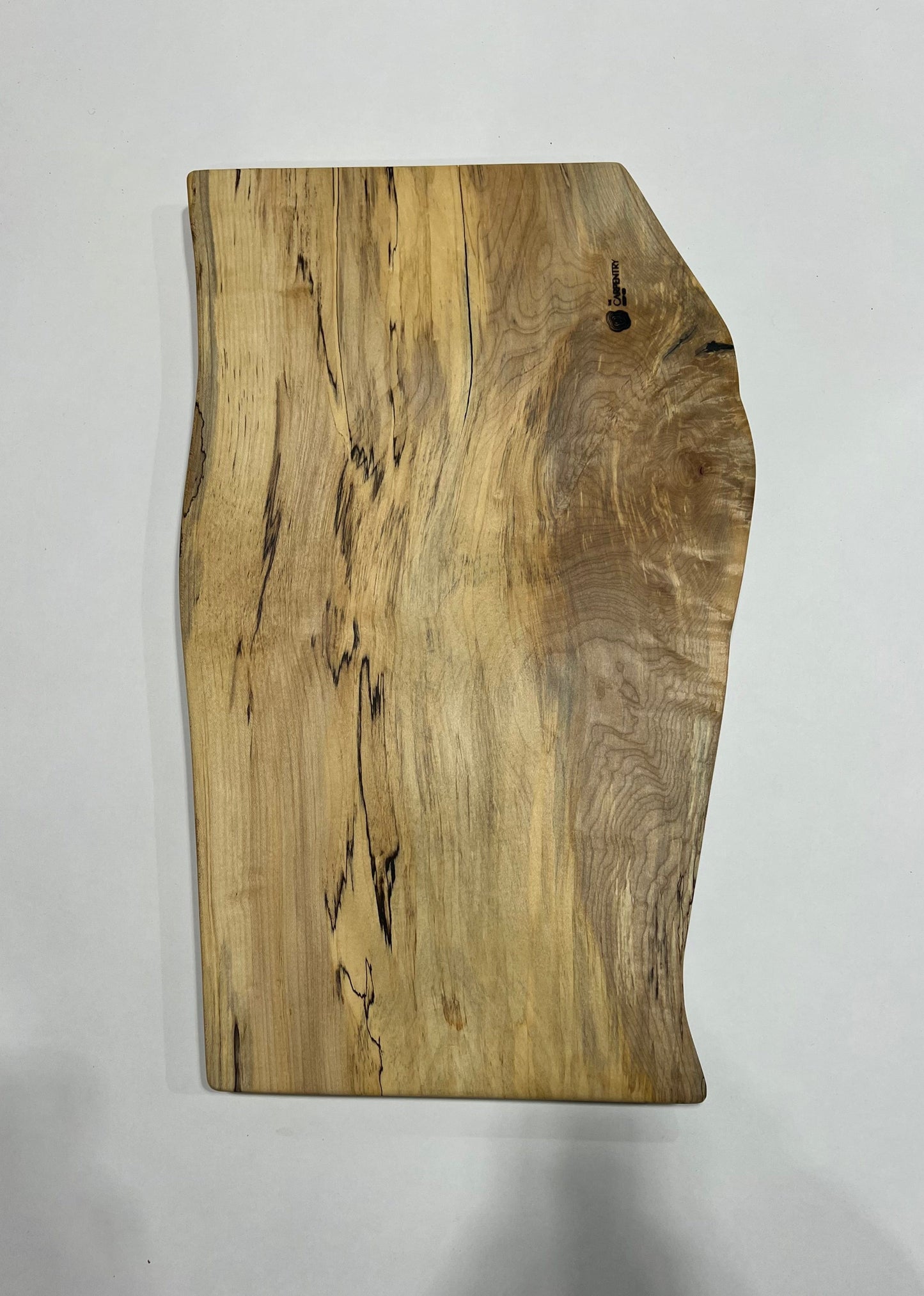Spalted Maple and Black Epoxy Slab Charcuterie board - 001 | The ...