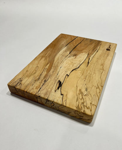 The Carpentry Shop Co. Cutting Boards & Charcuterie Platters Spalted Maple and Black Epoxy Slab Charcuterie board - 004