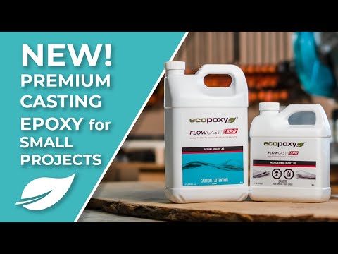 EcoPoxy - FlowCast - Improved Liquid Plastic - 60 Liter Kit - 2:1