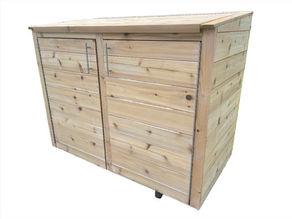 The Carpentry Shop Co., LLC Knotty Cedar Trash Enclosure