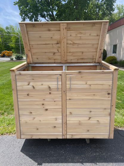 The Carpentry Shop Co., LLC Knotty Cedar Trash Enclosure