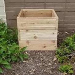 The Carpentry Shop Co., LLC outdoor furniture 18" Cube Planters