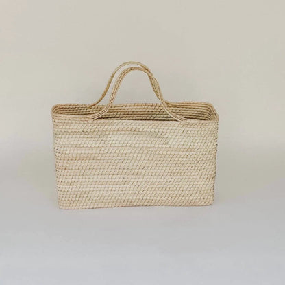 The Carpentry Shop Co. Palm Straw Handmade Market Baskets