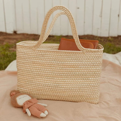 The Carpentry Shop Co. Palm Straw Handmade Market Baskets