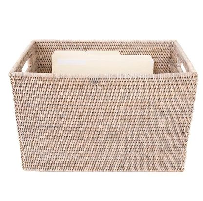 The Carpentry Shop Co. Rattan Square Storage Basket