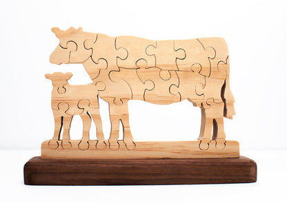 The Carpentry Shop Co. Solid Wood Handmade Kids Puzzles