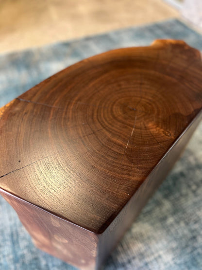 The Carpentry Shop Co. Walnut Tree Stump End Table